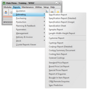 SPOCS reports